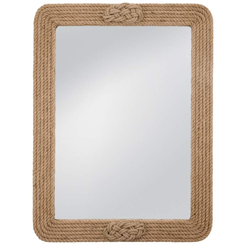 Image 1 Nautical Rope 50"H Coastal Styled Wall Mirror