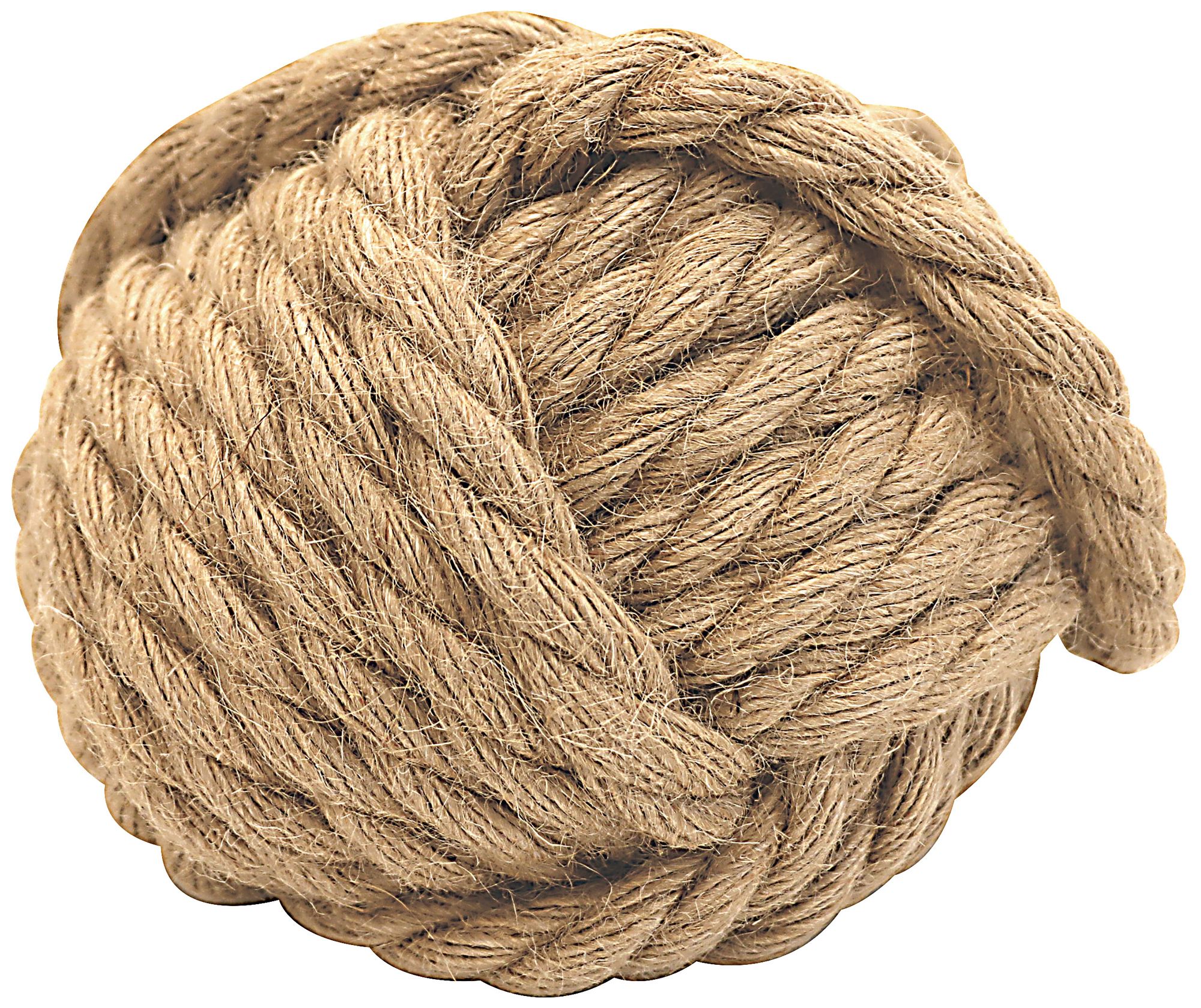 Nautical Rope Knot Decorative Cotton Door Stop, Natural