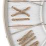 2_Nautical Time White-Washed 36" Round Wall Clock more views