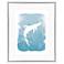 Nautical Watercolor Shark 22" High Giclee Wall Art