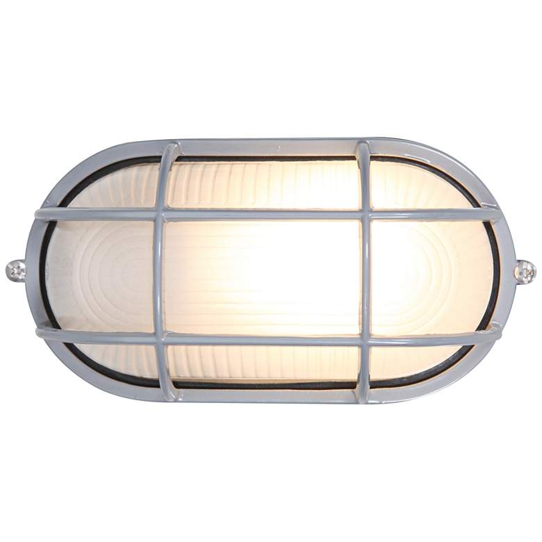 Image 1 Nauticus 4 1/4" High Satin LED Outdoor Wall Light