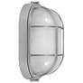 6_Nauticus 4 1/4" High Satin Outdoor Bulkhead Wall Light more views