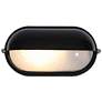 2_Nauticus 4 1/4" High Shaded Black Outdoor Wall Light