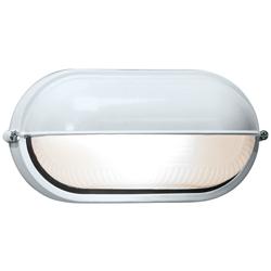 Nauticus 4 1/4&quot; High Shaded White LED Outdoor Wall Light