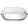 Nauticus 4 1/4" High Shaded White LED Outdoor Wall Light