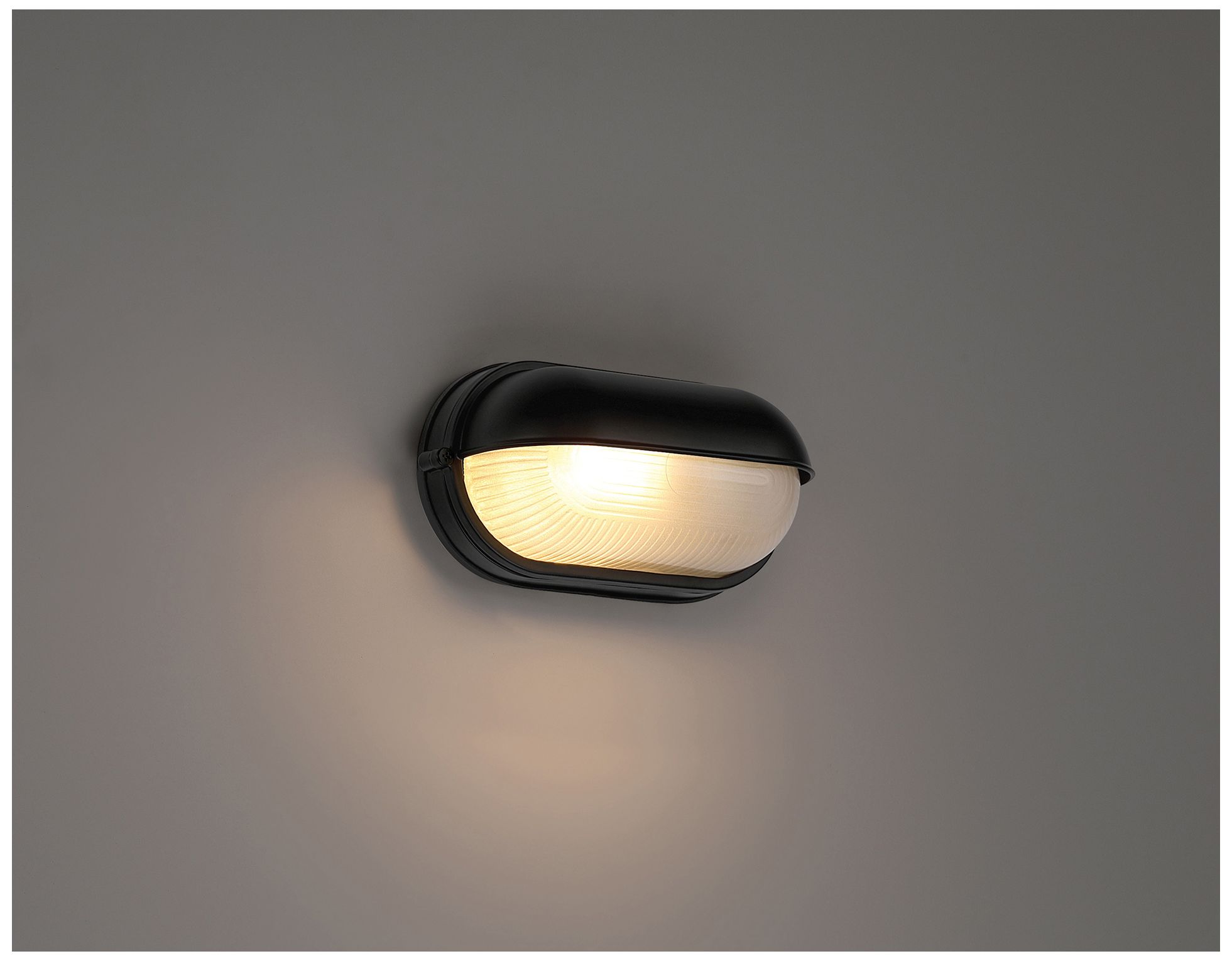 Nauticus 4" High Black Outdoor LED Wall Sconce