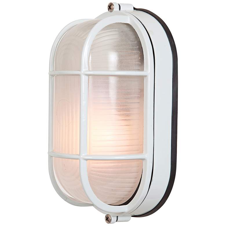 Image 2 Nauticus 6 1/2" High White Industrial Outdoor Wall Light more views