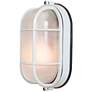 Nauticus 6 1/2" High White Industrial Outdoor Wall Light