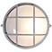 Nauticus 7" High Satin Modern Industrial Outdoor Wall Light