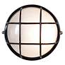 2_Nauticus 9 1/2" High Black LED Outdoor Wall Light more views