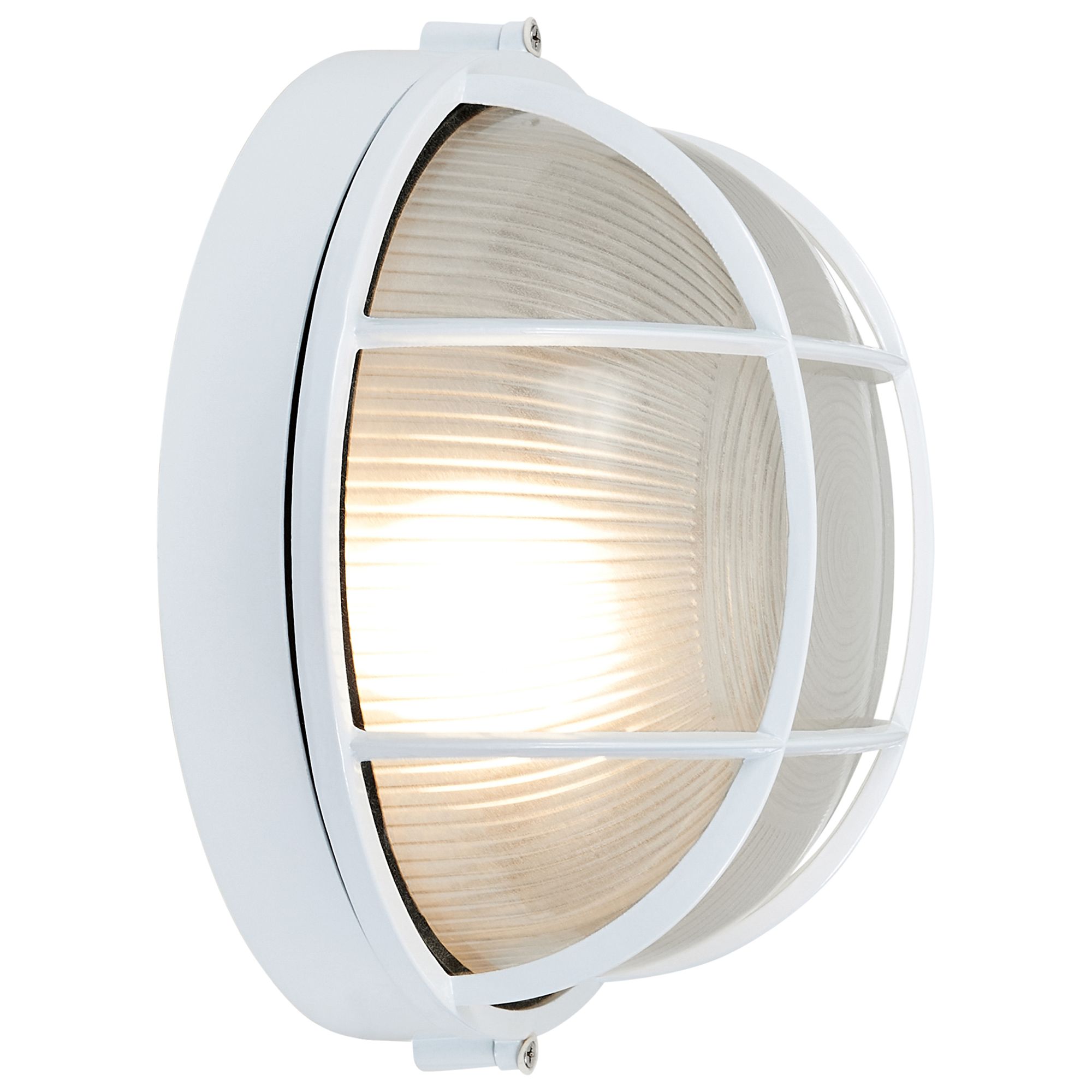 Image 4 Nauticus 9 1/2" High White Round Outdoor LED Wall Light more views