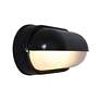 3_Nauticus Bulkhead Black 8 1/4" Wide ADA Outdoor Wall Light more views