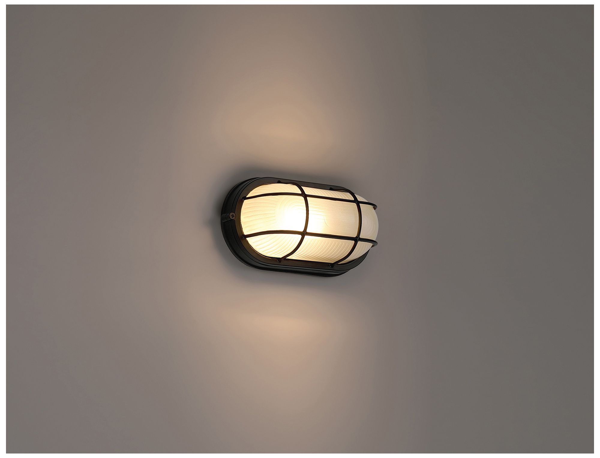 Nauticus Dual Mount 4" High Black Outdoor LED Wall Sconce