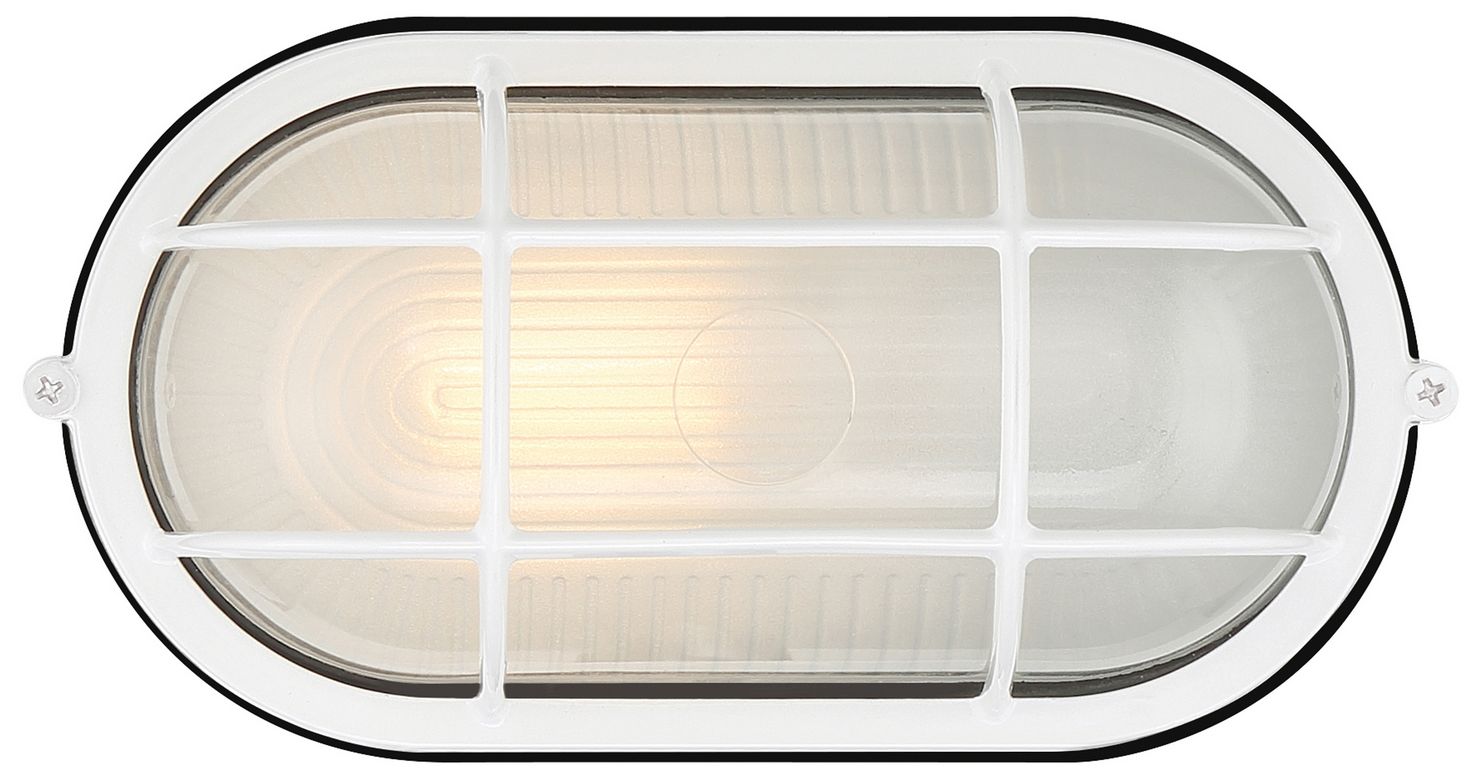 Image 3 Nauticus Dual Mount 4" High White Outdoor LED Wall Sconce more views
