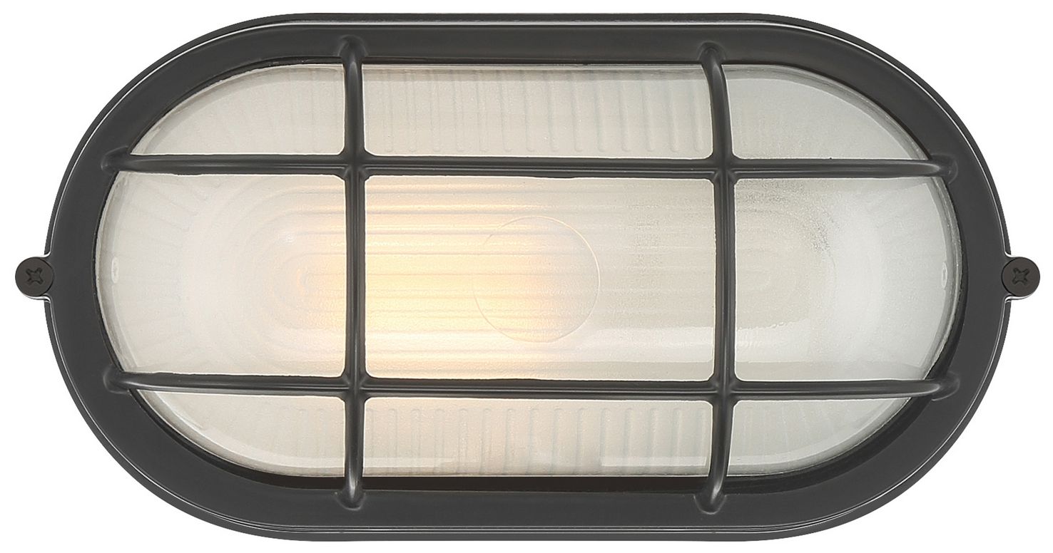 Thumbnail3 of Nauticus Dual Mount 6" High Black Outdoor LED Wall Sconce more views