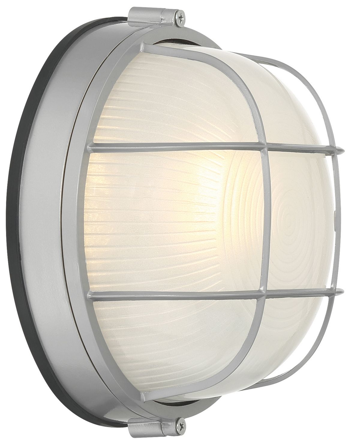 Nauticus Round Dual Mount 10" High Satin Outdoor Wall Sconce