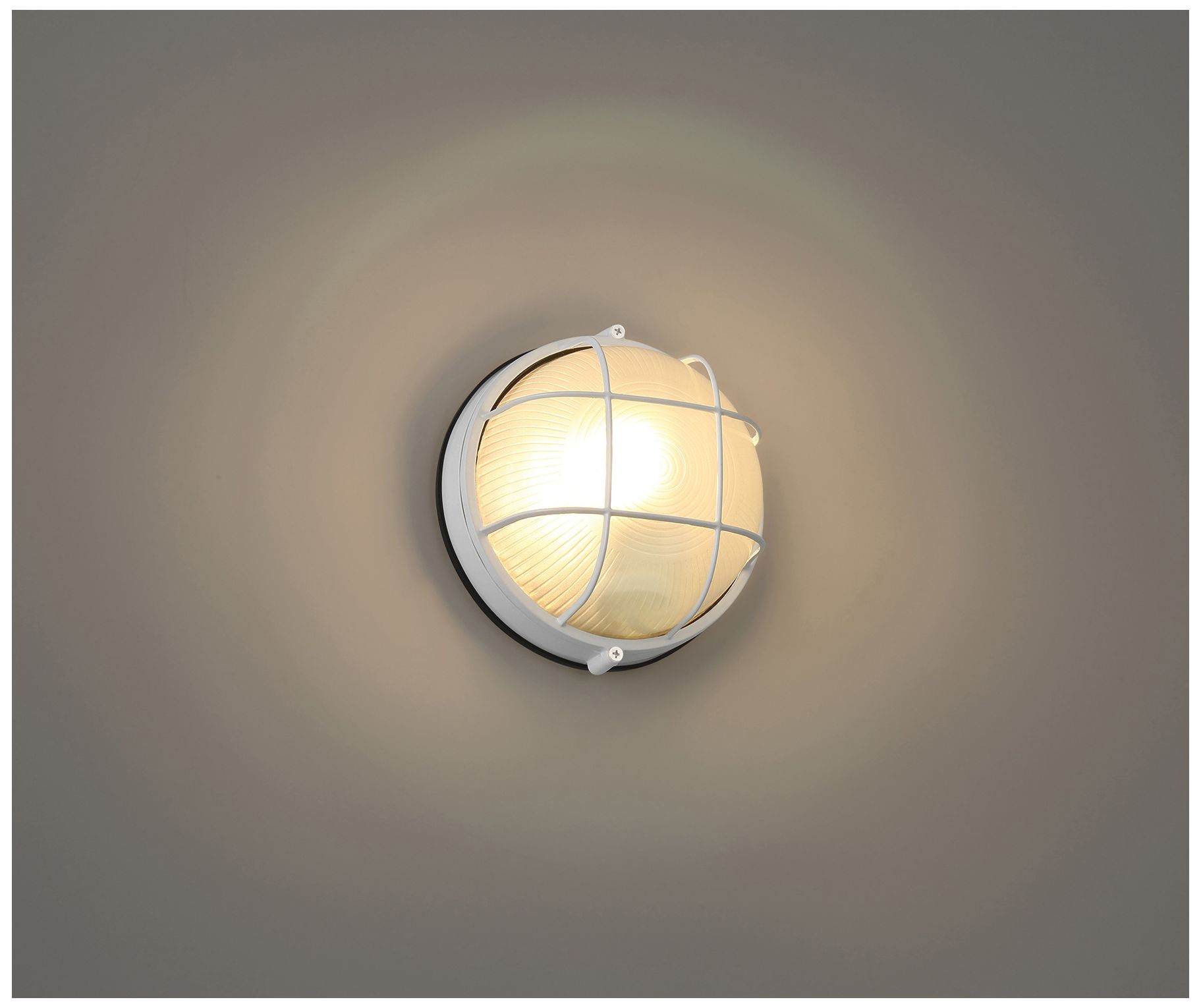 Nauticus Round Dual Mount 10" High White Outdoor LED Wall Sconce
