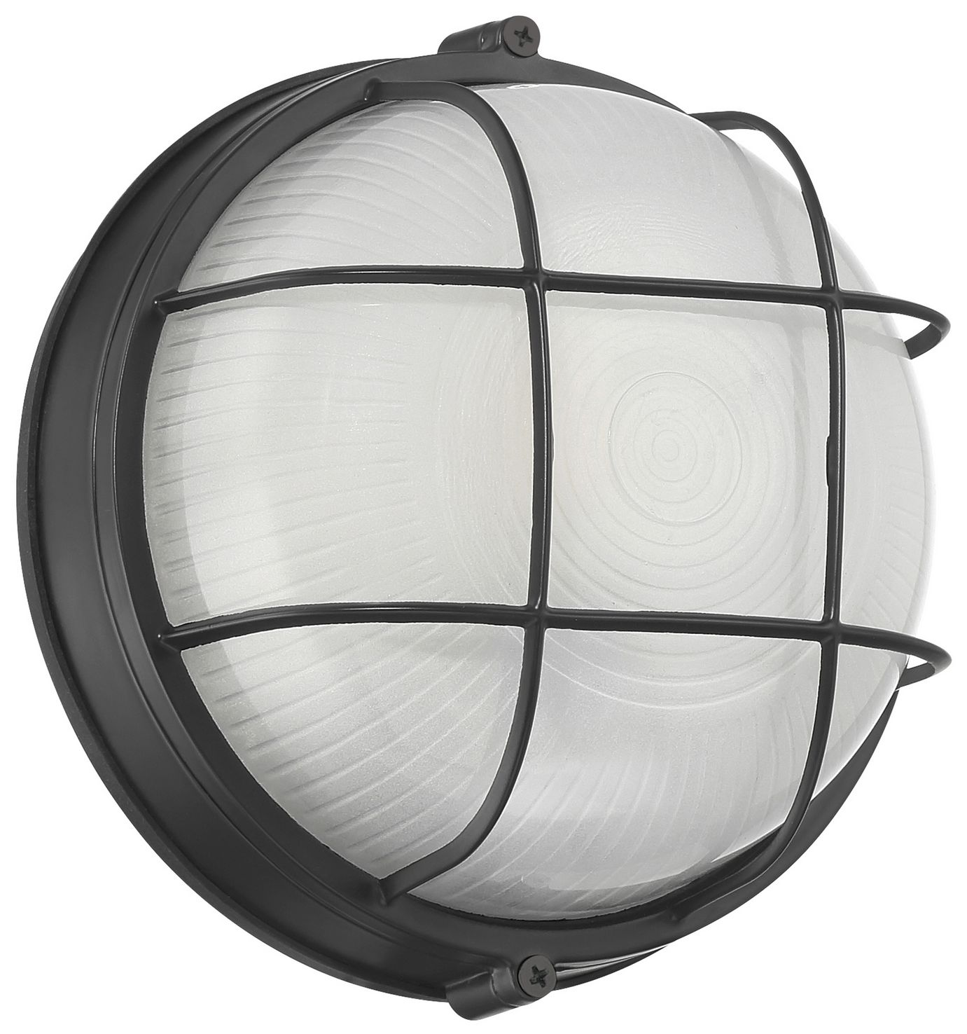 Image 2 Nauticus Round Dual Mount 7" High Black Outdoor LED Wall Sconce more views