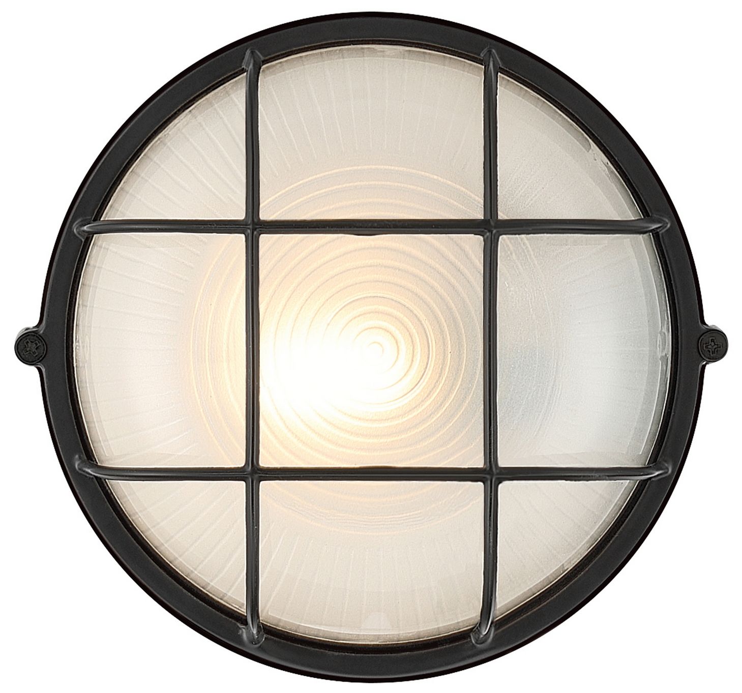 Image 3 Nauticus Round Dual Mount 7" High Black Outdoor LED Wall Sconce more views