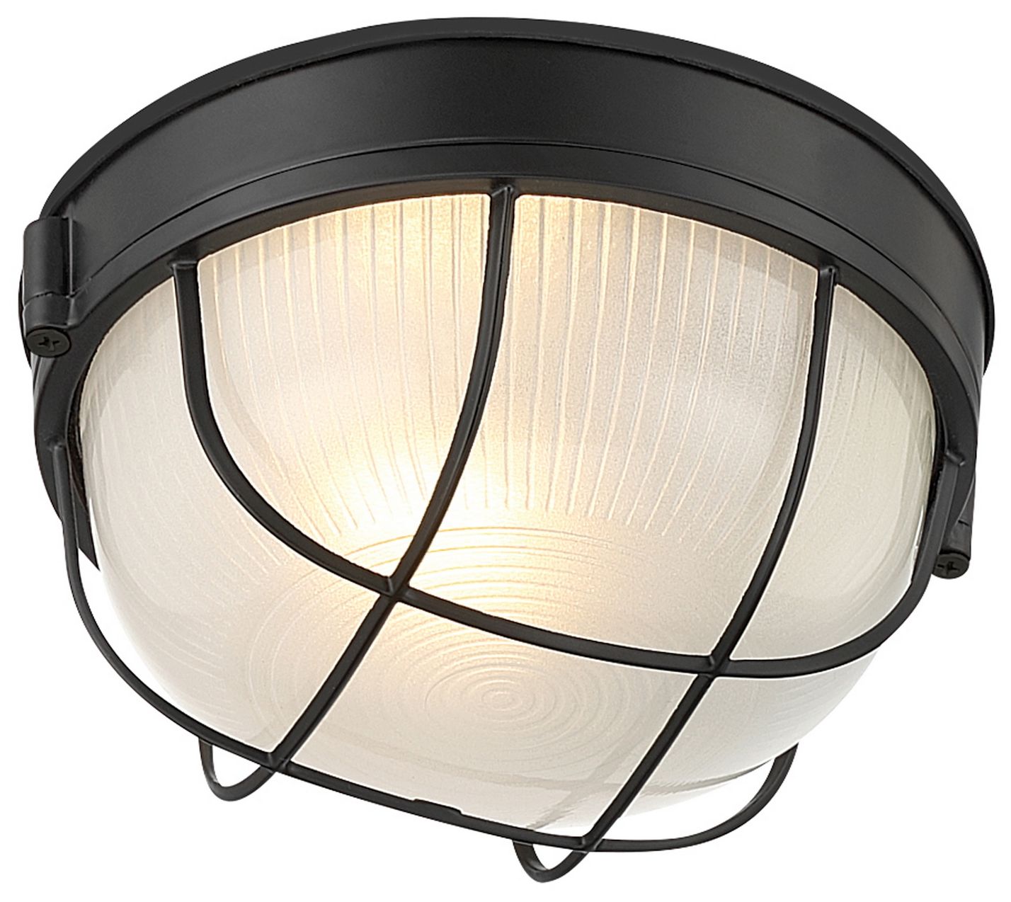 Image 7 Nauticus Round Dual Mount 7" High Black Outdoor Wall Sconce more views