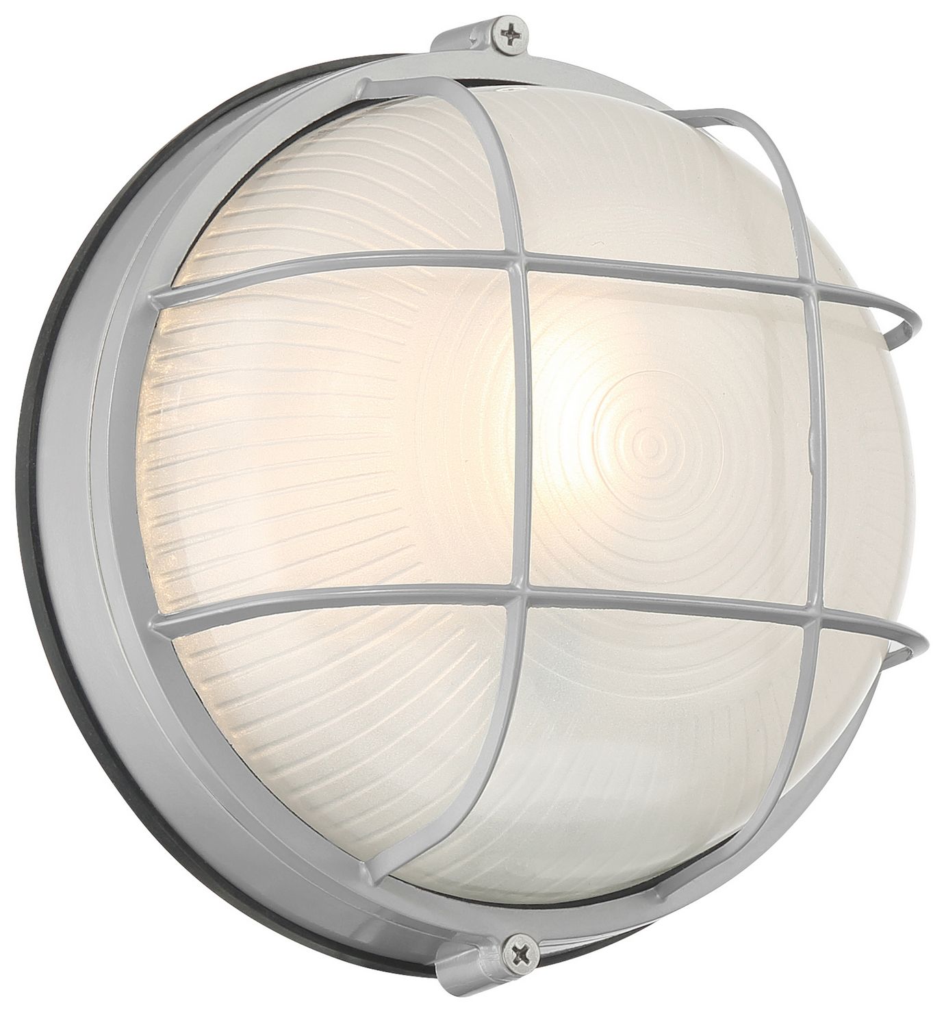 Nauticus Round Dual Mount 7" High Satin Outdoor LED Wall Sconce