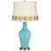 Nautilus Anya Table Lamp with Flower Applique Trim