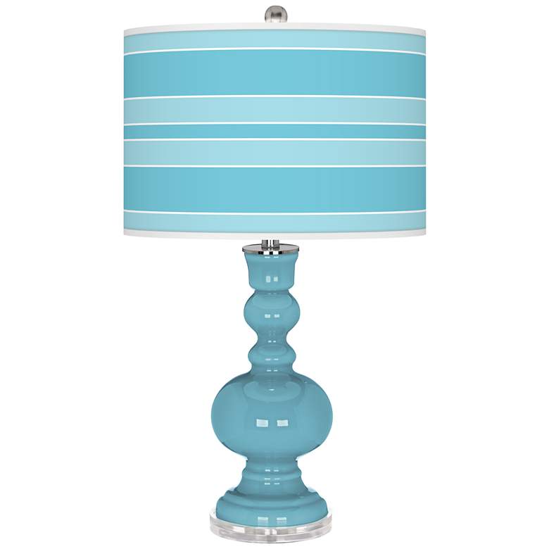 Image 1 Nautilus Bold Stripe Apothecary Table Lamp