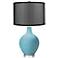 Nautilus Ovo Table Lamp with Organza Black Shade