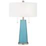 Nautilus Peggy Glass Table Lamp With Dimmer