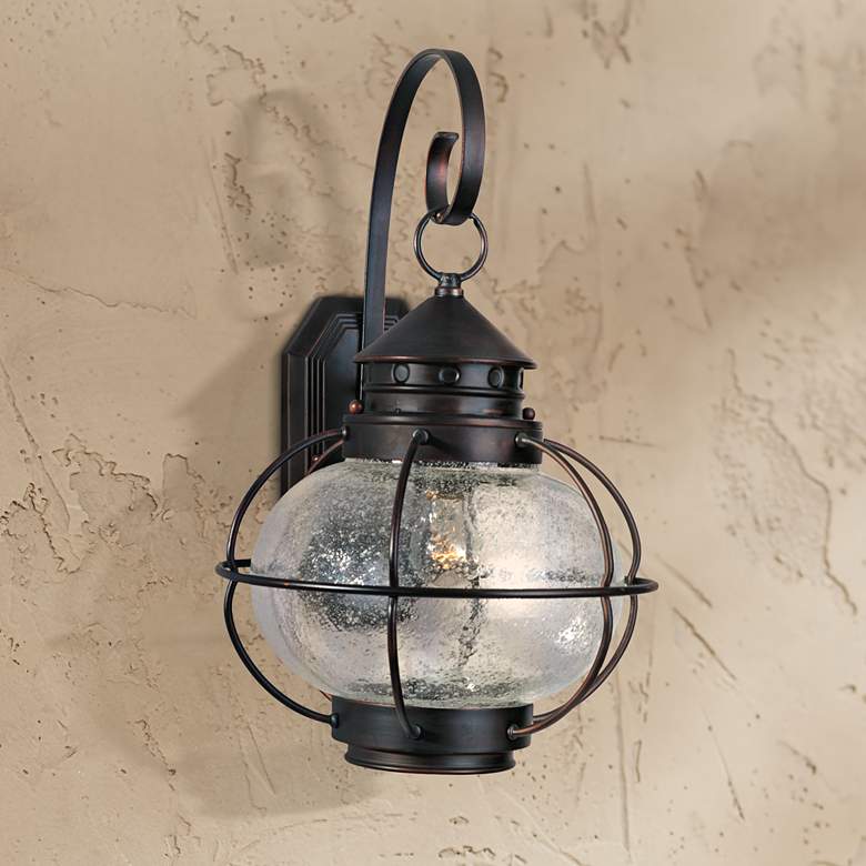 Image 1 Nautington 18 inch High Outdoor Wall Lantern