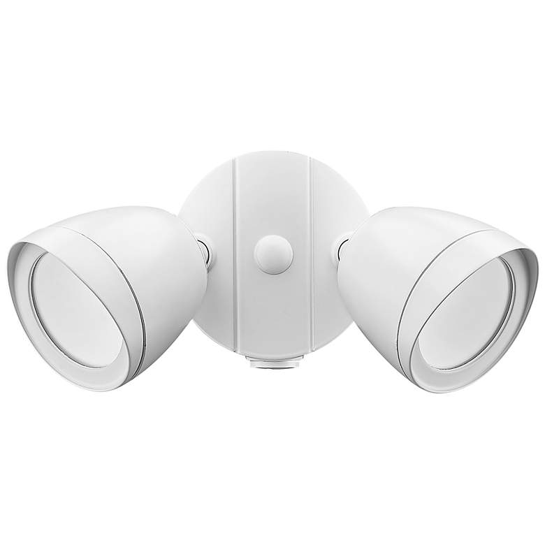 Image 1 Navah Matte White Adjustable LED Outdoor Flood Light