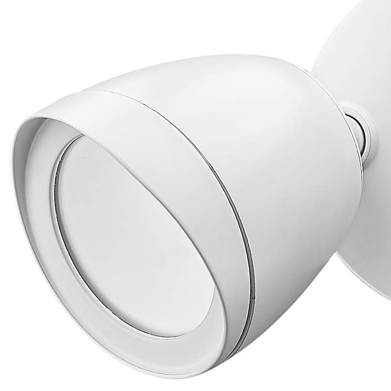 Image 2 Navah Matte White Adjustable LED Outdoor Flood Light more views