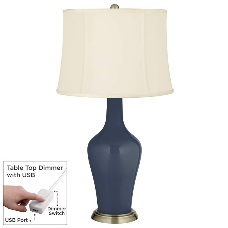 Image 1 Naval Anya Table Lamp with Dimmer