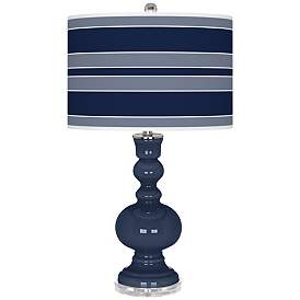 Image1 of Naval Bold Stripe Apothecary Table Lamp