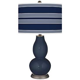 Image1 of Naval Bold Stripe Double Gourd Table Lamp