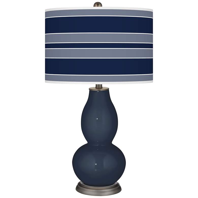 Image 1 Naval Bold Stripe Double Gourd Table Lamp