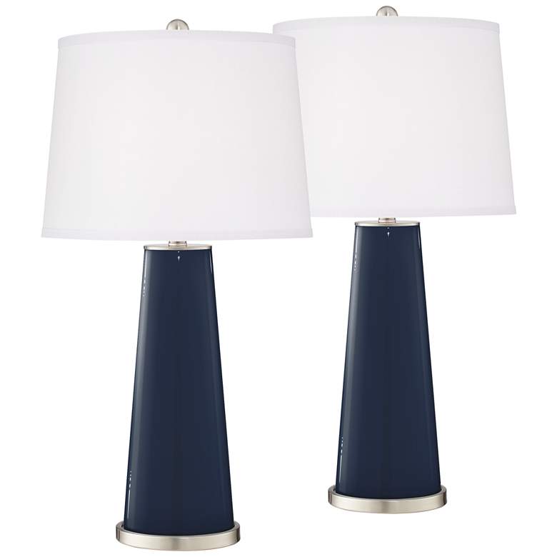 Image 2 Naval Leo Table Lamp Set of 2 with Dimmers
