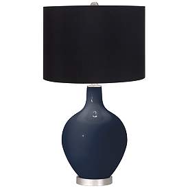 Image1 of Naval Ovo Table Lamp with Black Shade