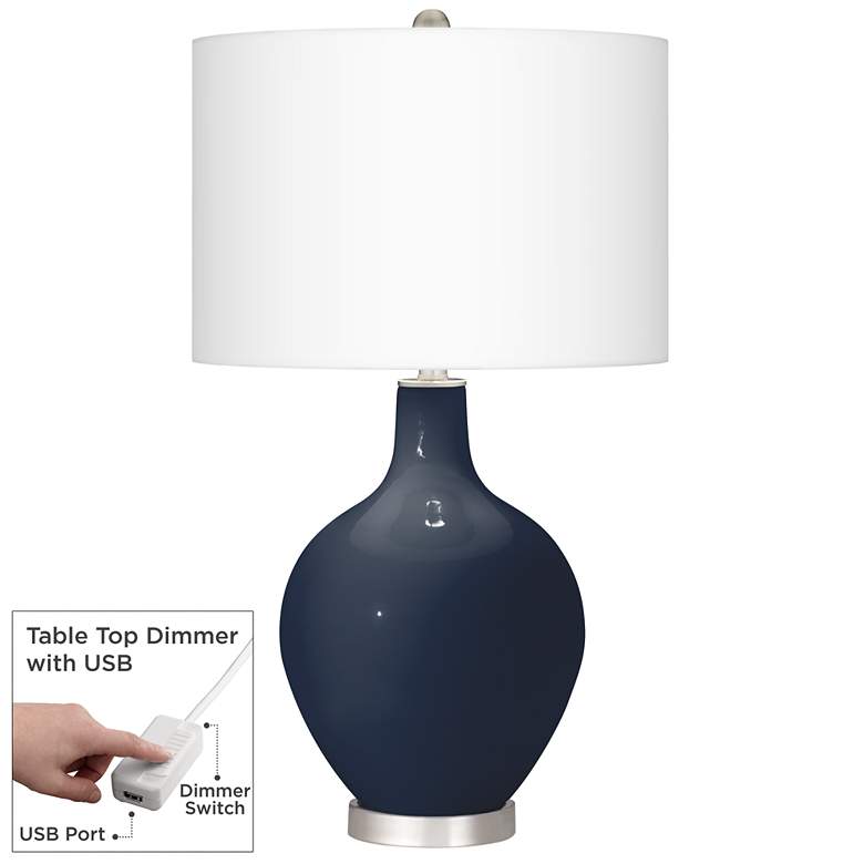 Image 1 Naval Ovo Table Lamp With Dimmer