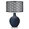 Naval Toby Table Lamp With Black Metal Shade