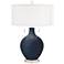Naval Toby Table Lamp with Dimmer