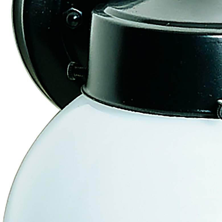 Image 3 Navare 8 1/2" High Black Porch Wall Lantern more views
