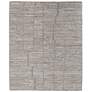 Navaro Abstract Hand Woven Gray Area Rug 2' x 3'