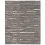 Navaro Abstract Hand Woven Gray Area Rug 5'-6" x 8'-6"