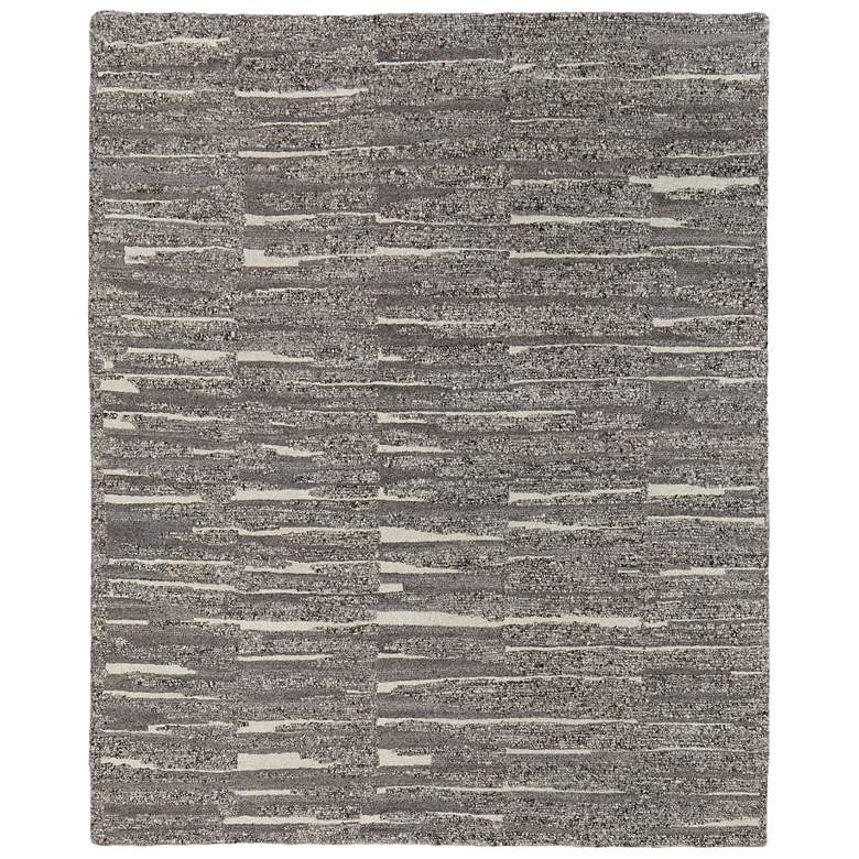 Image 1 Navaro Modern Abstract Hand Woven Gray Area Rug 8914F