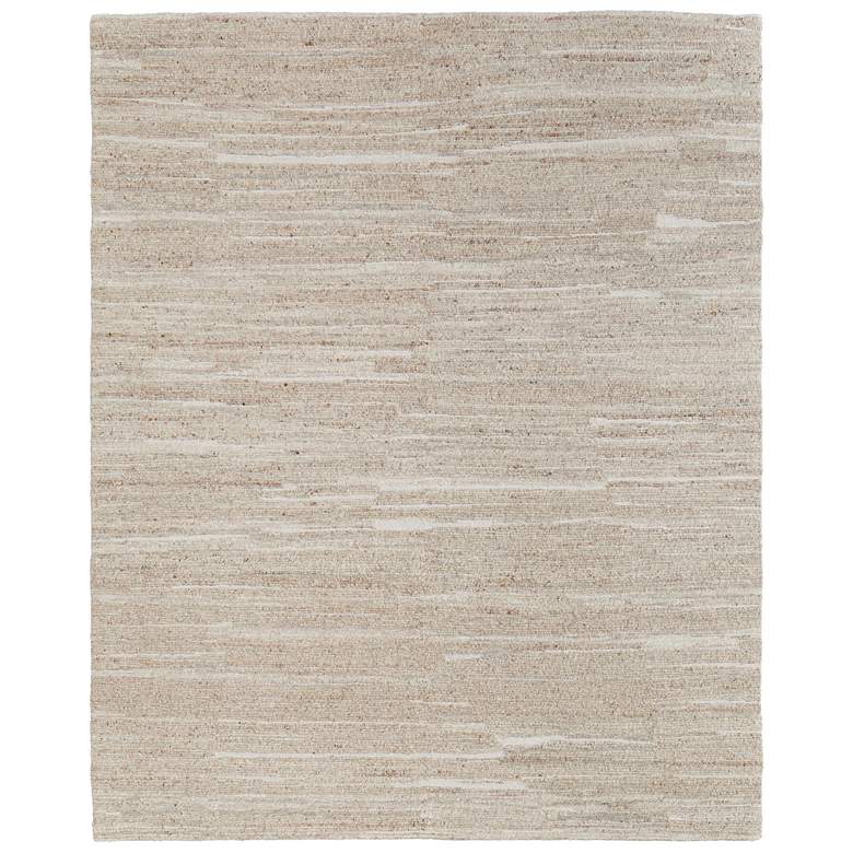 Image 1 Navaro Modern Distressed Hand Woven Ivory Area Rug 8916F