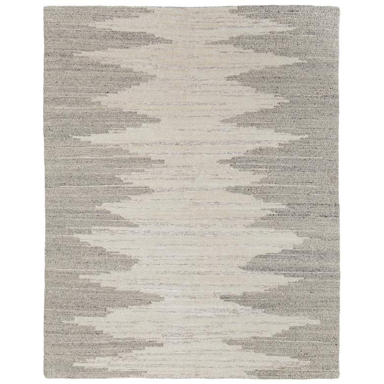 Image 1 Navaro Modern Gradient & Ombre Hand Woven Ivory Area Rug 8915F