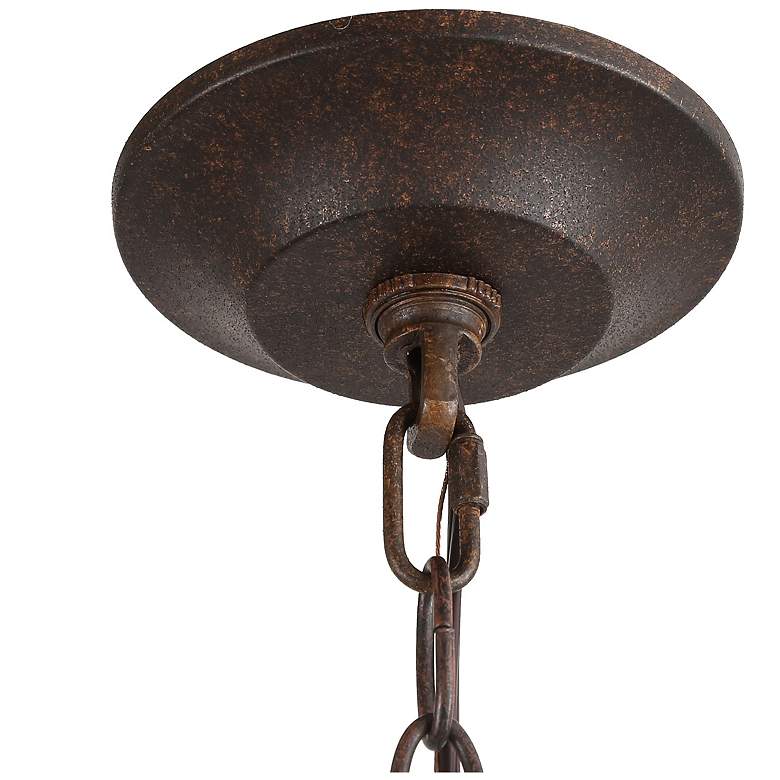 Image 4 Navejo 12" Wide 3-Light Globe Metal Pendant Light more views