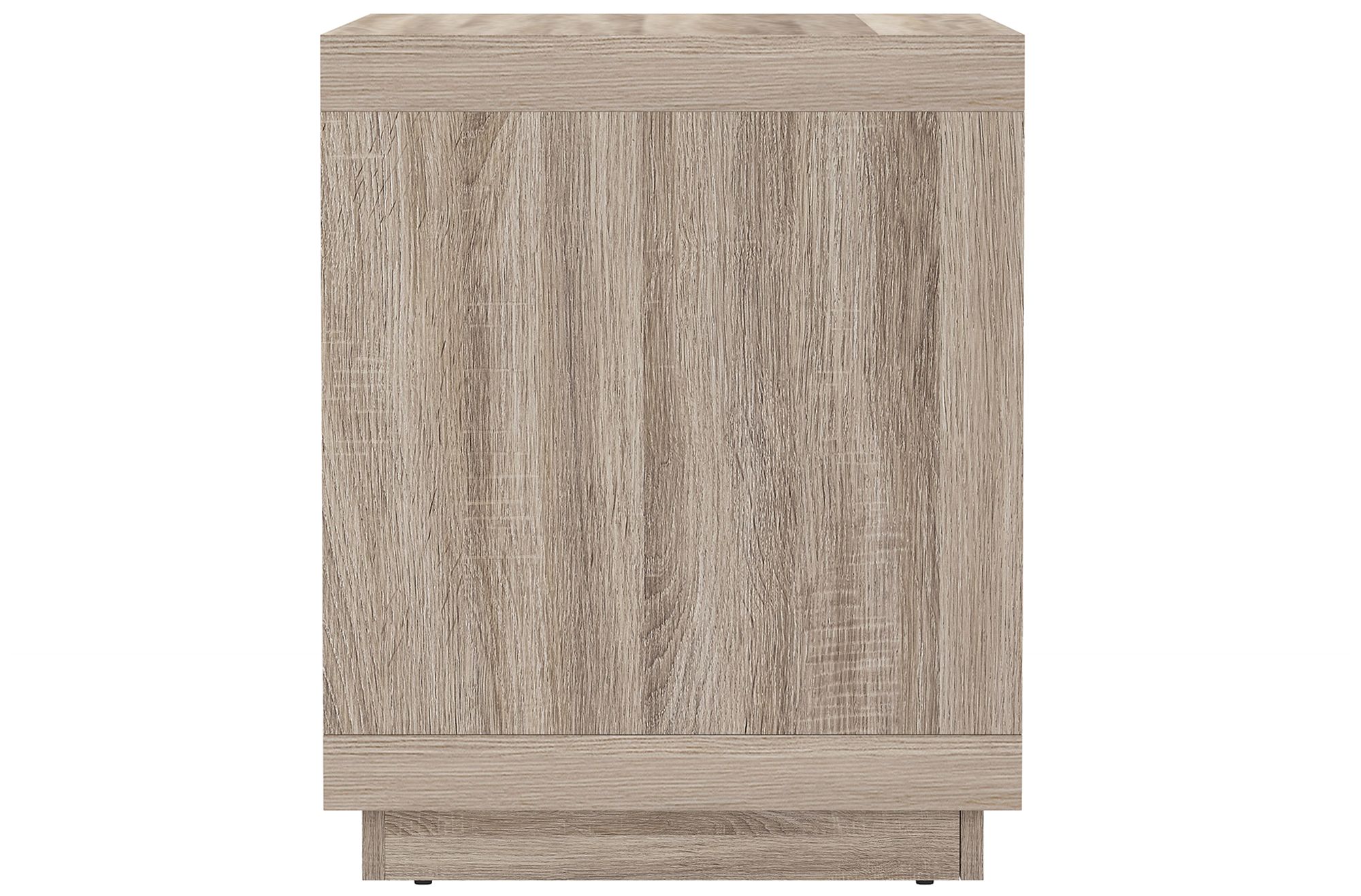 Image 7 Navis Contemporary 26" Nightstand in Natural Oak (2-Drawer) more views