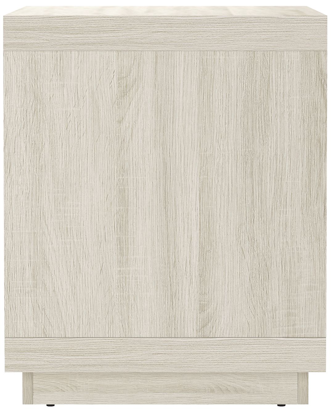 Image 7 Navis Contemporary 32" Nightstand in Whitewashed Oak (2-Drawer) more views